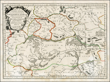 Poland, Russia and Ukraine Map By Nicolas Sanson