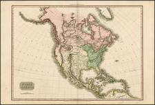 North America Map By John Pinkerton