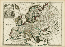 Europe Map By George Louis Le Rouge