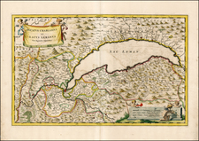 Switzerland and France Map By Johannes et Cornelis Blaeu