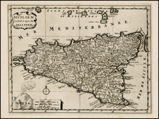 Italy and Balearic Islands Map By Anonymous