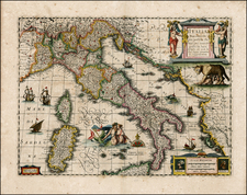 Italy and Other Islands Map By Jan Jansson