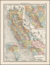 California Map By Rand McNally & Company