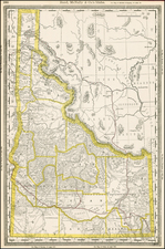 Rocky Mountains Map By William Rand  &  Andrew McNally