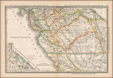 California Map By William Rand  &  Andrew McNally