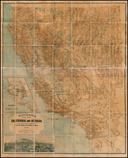 Southwest and California Map By A.L. Bancroft & Co.