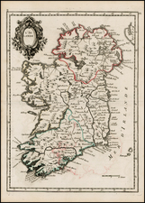 Ireland Map By Georges Louis Le Rouge