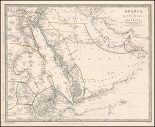 Middle East, Egypt and North Africa Map By SDUK