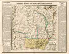 Texas, Midwest, Plains, Southwest and Rocky Mountains Map By Henry Charles Carey  &  Isaac Lea