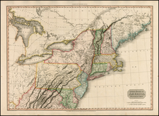 New England, Mid-Atlantic and Midwest Map By John Pinkerton