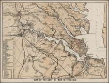 Southeast Map By E. Sachse & Co. / Casimir Bohn