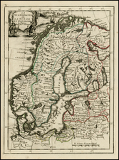 Scandinavia Map By George Louis Le Rouge