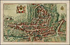 Switzerland Map By Matthaus Merian