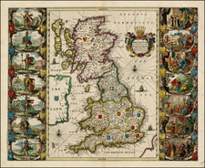 British Isles Map By Jan Jansson