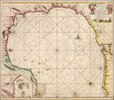 Florida, South, Texas and Mexico Map By Gerard Van Keulen