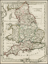 British Isles Map By George Louis Le Rouge