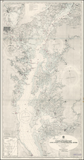 Mid-Atlantic and Southeast Map By British Admiralty