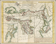 World, Polar Maps, Asia, China, Japan and Russia in Asia Map By Denis Diderot / Didier Robert de Vaugondy