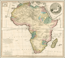 Africa and Africa Map By William Faden