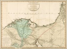 Holy Land, Egypt and North Africa Map By William Faden