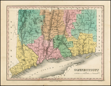 New England and Connecticut Map By Anthony Finley