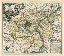 Northern Italy Map By Matthaus Seutter