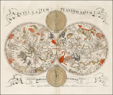 Celestial Maps Map By Johannes Van Keulen / Louis Vlasbloem