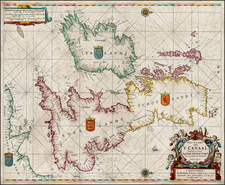 British Isles Map By Hendrick Doncker