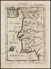 Portugal Map By Alain Manesson Mallet