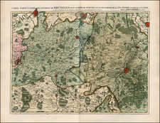  Map By Johannes Covens  &  Cornelis Mortier