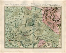  Map By Johannes Covens  &  Cornelis Mortier