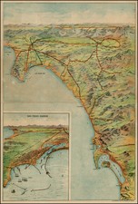 California Map By H.S. Crocker Co.