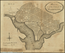 United States and Mid-Atlantic Map By Samuel Hill / Massachusetts Magazine