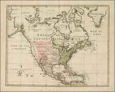 North America Map By Johann Walch