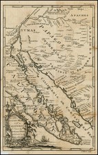 Southwest, Mexico, Baja California and California Map By John Gibson