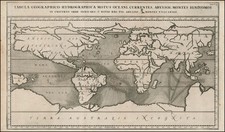 World and World Map By Athanasius Kircher