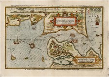 Scandinavia and Denmark Map By Lucas Janszoon Waghenaer