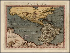 Western Hemisphere, Polar Maps, South America, Australia and America Map By Giovanni Antonio Magini