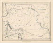 Plains and Rocky Mountains Map By Henry Darwin Rogers  &  Alexander Keith Johnston