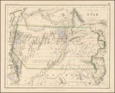 Southwest and Rocky Mountains Map By Henry Darwin Rogers  &  Alexander Keith Johnston