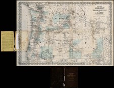 Rocky Mountains Map By G.W.  & C.B. Colton