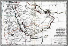 Asia and Middle East Map By Rigobert Bonne