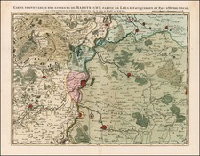  Map By Johannes Covens  &  Cornelis Mortier