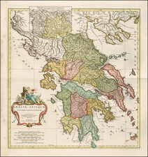 Greece Map By Jean-Baptiste Bourguignon d'Anville