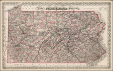 Mid-Atlantic Map By G.W.  & C.B. Colton