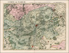  Map By Johannes Covens  &  Cornelis Mortier