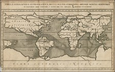 World and World Map By Athanasius Kircher