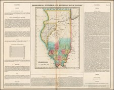 Midwest Map By Henry Charles Carey  &  Isaac Lea