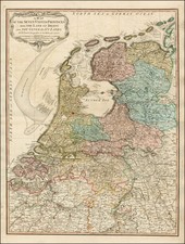 Netherlands Map By William Faden