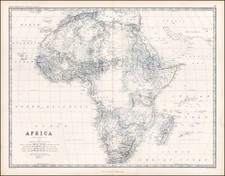 Africa and Africa Map By W. & A.K. Johnston